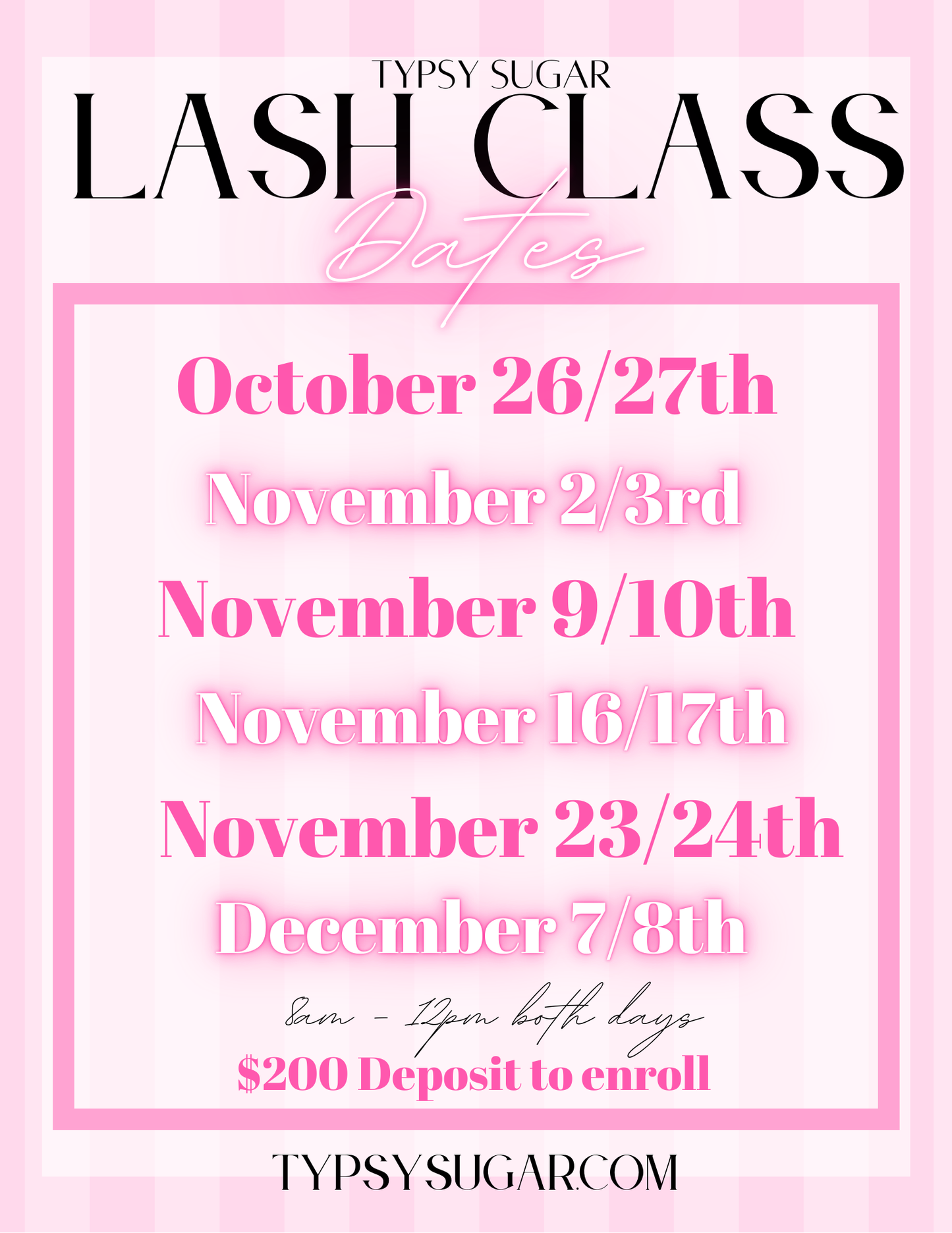 Beginner 2 Day Lash Class