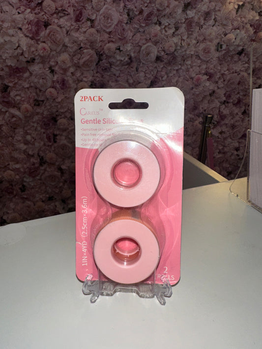 Pink gentle silicone tape 2 pack