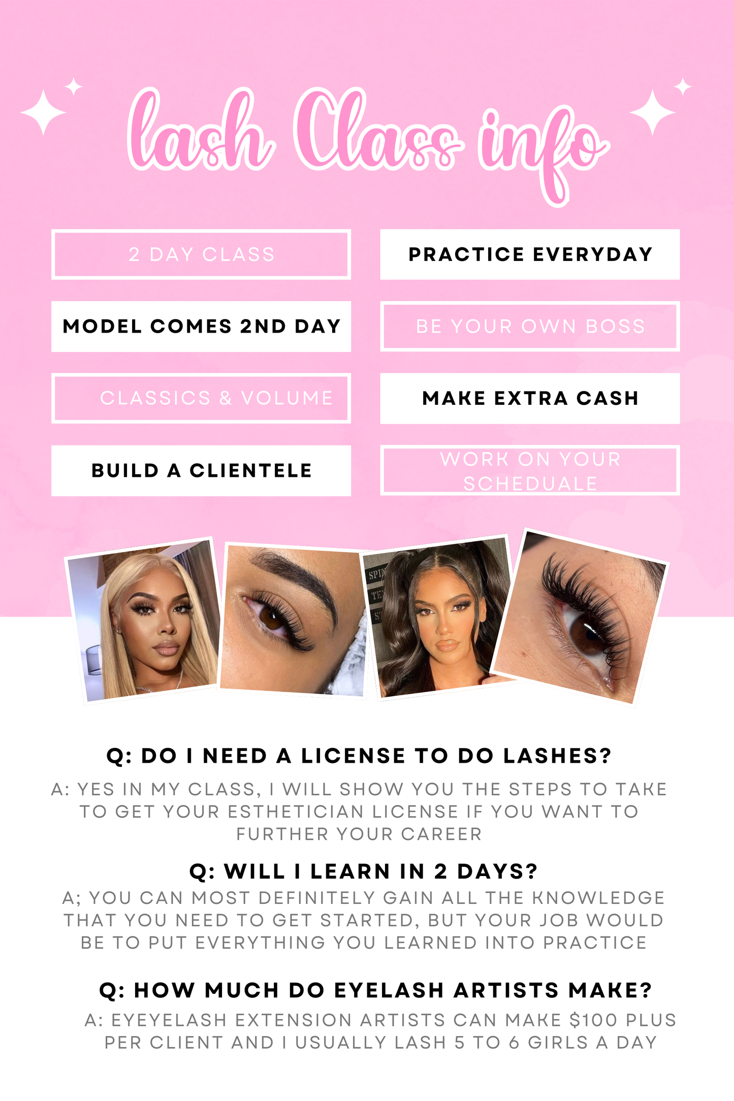 Beginner 2 Day Lash Class