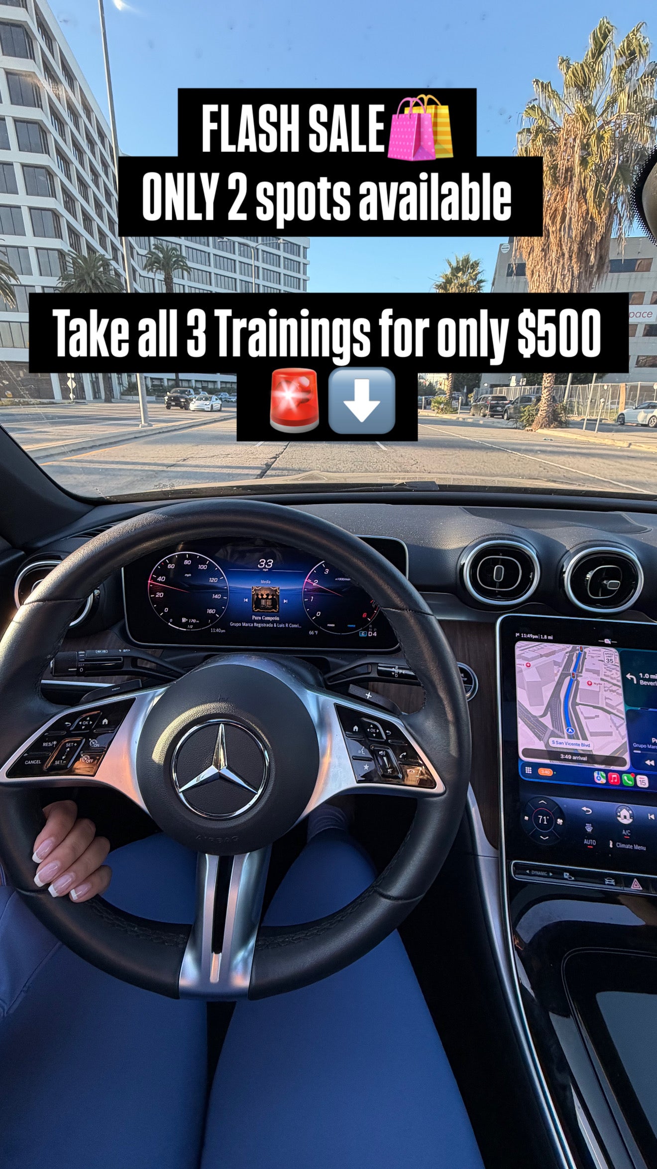 FLASH SALE 3 TRAININGS