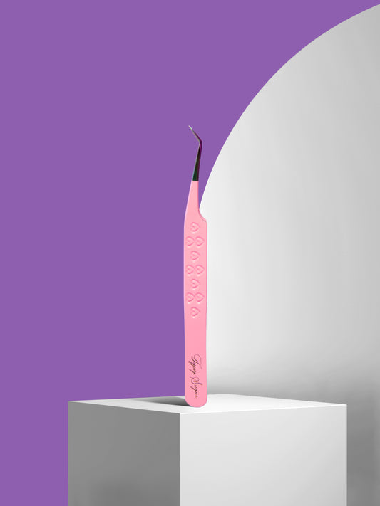 Skinny angle tweezer