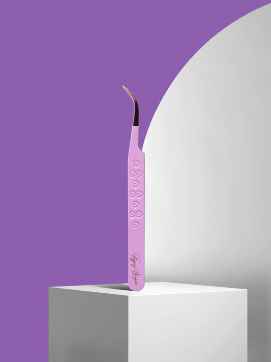 Curved isolation tweezer